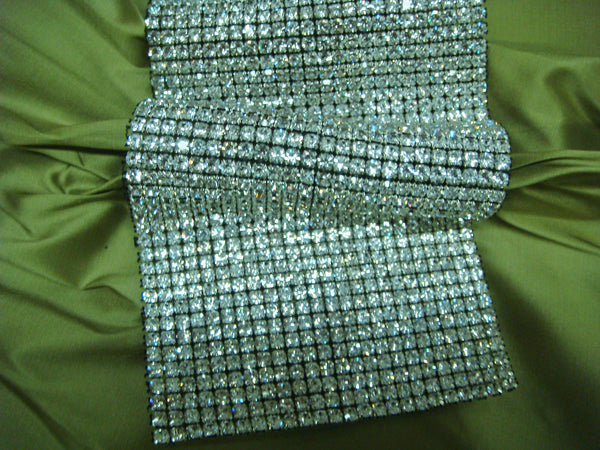 Luxury Throw Pillow, Crystal Chic Bling