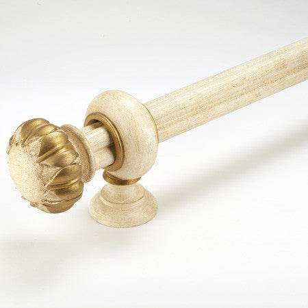Wood Poles & Finials....Traditional Collection