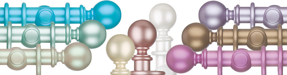 Curtain Poles & Drapery Rods, Pearlescent