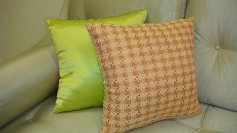 Chanel Classic Plaid Throw Pillow Cover.....Fabric Designed by Chanel