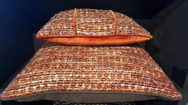 Chanel Decorative Pillow, Burnt Orange