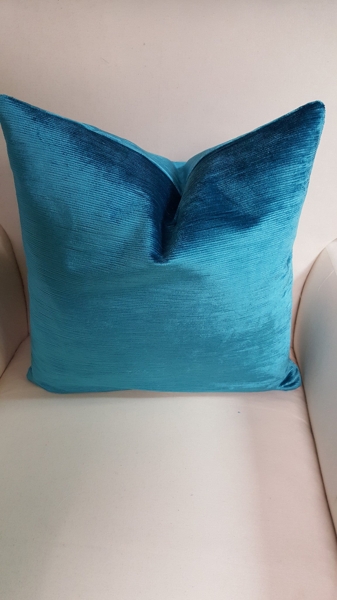 Corduroy Pillow, Ocean Blue ON SALE