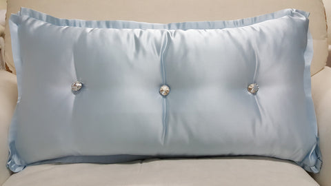 Kim Crystal Throw Pillow, Lumbar Bling Style