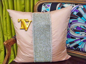 Luxury Throw Pillow,  Belgravia Diamante Bling