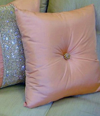 Luxury Throw Pillow, Carnaby Street Bling Knife Edge