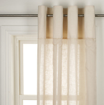 Sheer Curtains, Cream