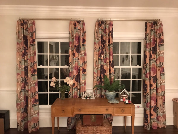 Pearl River Curtains, Fabric by Schumacher
