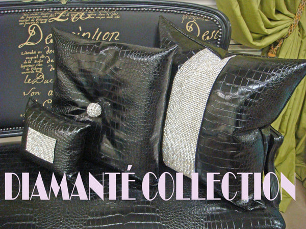 Luxury Throw Pillow, Belgravia Crock, Diamante Collection