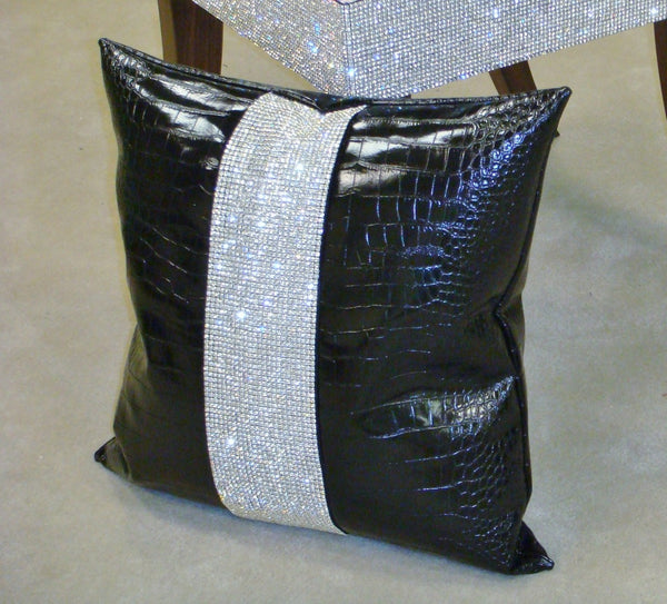 Luxury Throw Pillow, Belgravia Crock, Diamante Collection