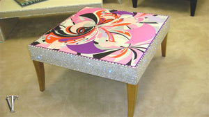 Luxury Coffee table Glasstop, The Belgravia