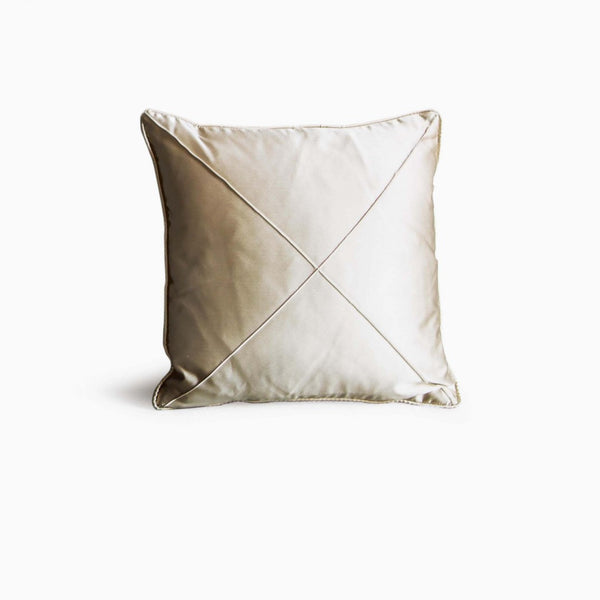 Hampton Pillows, Diagonal, Gold Silk