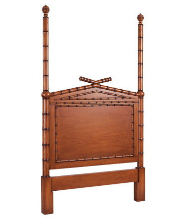 Headboard with two Post, Bamboo Style Headboard