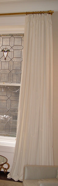 Luxury Silk Curtain on a Decorative Pole