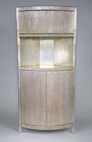 Curtain Cabinet, Silver Leaf, Modern style