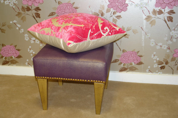 Bench Stool, The Southfield Stool with gold legs