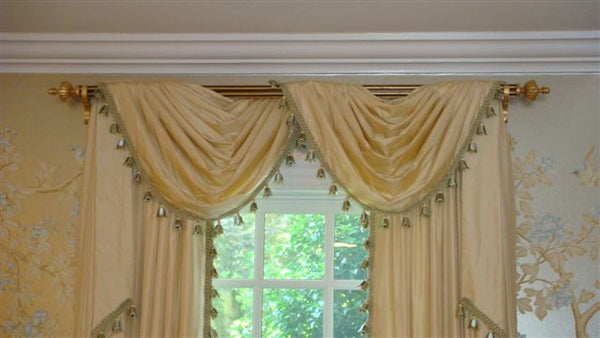 Traditional Window Treatment, Swags & Tails Curtains