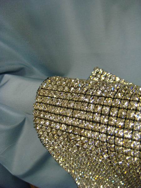 Luxury Throw Pillow, Crystal Chic Bling