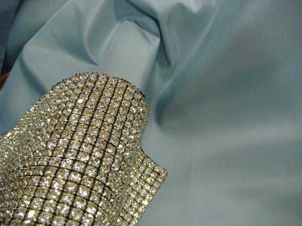 Luxury Throw Pillow,  Belgravia Diamante Bling, Shown in Green