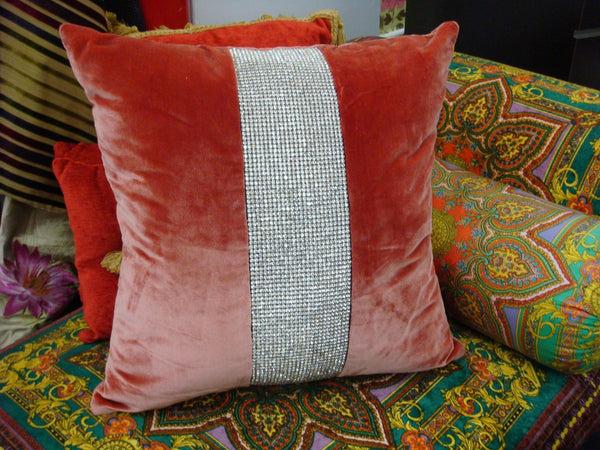 Silk Velvet throw pillow, Belgravia Throw Pillow