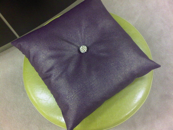 Luxury Throw Pillow,  Belgravia Diamante Velvet Bling