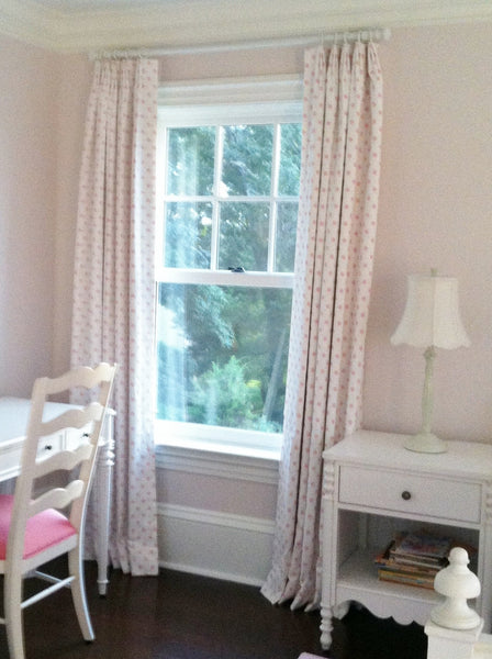 Curtains for Country Decor' , Polka Dot Fabric