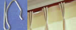 Heavy Duty Drapery Pin on Hooks, 14 Per Bag