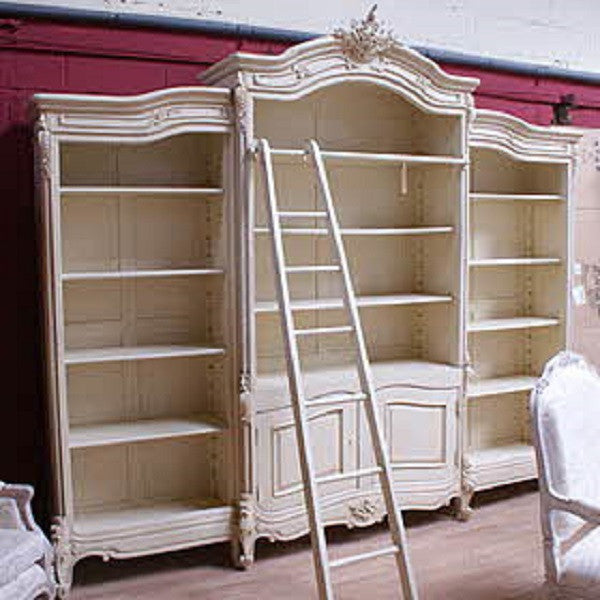 White shabby chic bookcase online