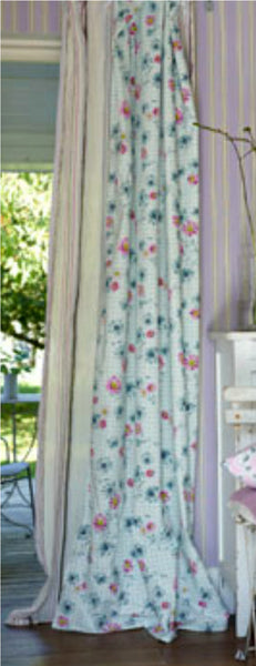 Country Curtain Panel, Cosmos