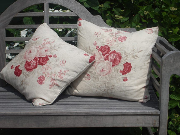 Country Shabby Chic Roses Fabric