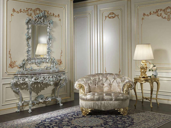 Baroque luxury Console Table & Mirror