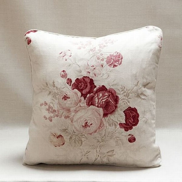 Country Shabby Chic Roses Fabric