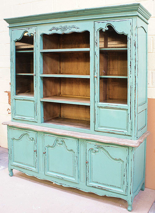 French Dresser, Turquoise – Luxury Window Treatments
